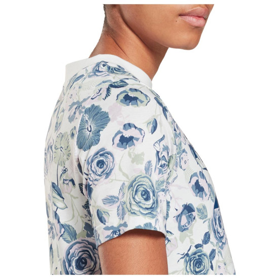 Reebok Γυναικεία κοντομάνικη μπλούζα RI Floral Crop Tee Reebok Γυναικεία κοντομάνικη μπλούζα RI Floral Crop Tee